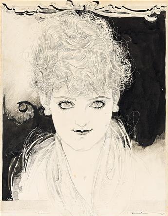 NELL BRINKLEY (1886 - 1944) Brinkley Girl portrait.